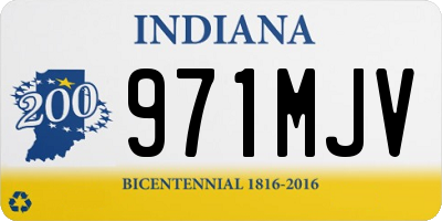 IN license plate 971MJV