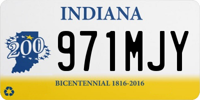IN license plate 971MJY