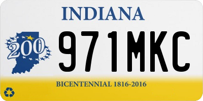IN license plate 971MKC