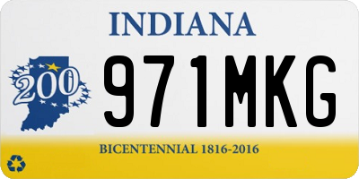IN license plate 971MKG