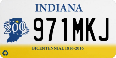IN license plate 971MKJ