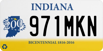 IN license plate 971MKN