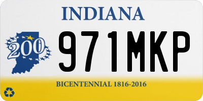 IN license plate 971MKP