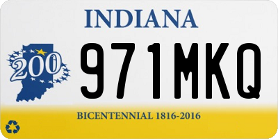 IN license plate 971MKQ