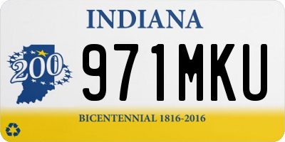 IN license plate 971MKU