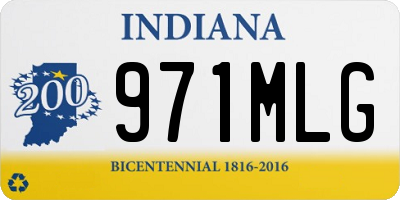IN license plate 971MLG