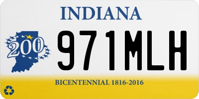IN license plate 971MLH