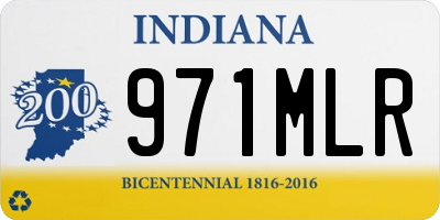 IN license plate 971MLR
