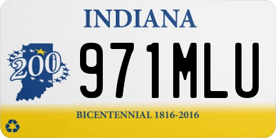 IN license plate 971MLU