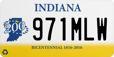 IN license plate 971MLW