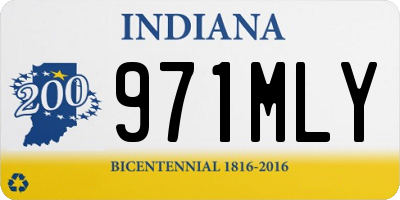 IN license plate 971MLY