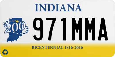 IN license plate 971MMA