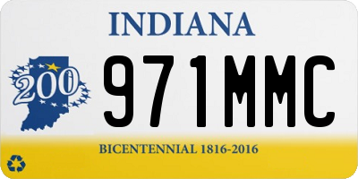 IN license plate 971MMC