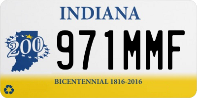 IN license plate 971MMF