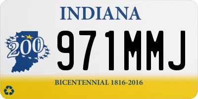 IN license plate 971MMJ