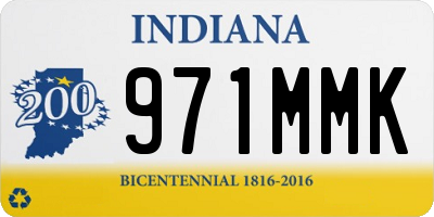 IN license plate 971MMK