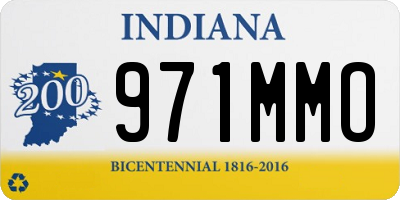 IN license plate 971MMO