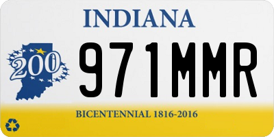 IN license plate 971MMR