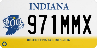 IN license plate 971MMX