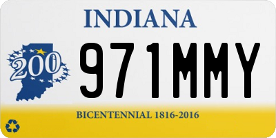 IN license plate 971MMY