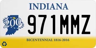 IN license plate 971MMZ