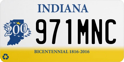 IN license plate 971MNC