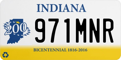 IN license plate 971MNR