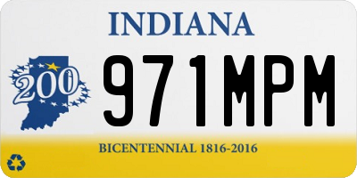 IN license plate 971MPM
