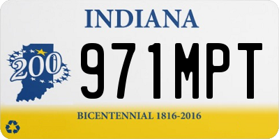 IN license plate 971MPT