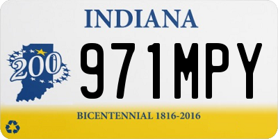IN license plate 971MPY