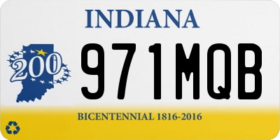 IN license plate 971MQB