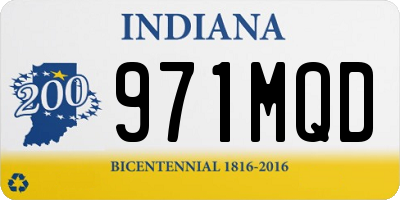 IN license plate 971MQD