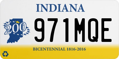 IN license plate 971MQE