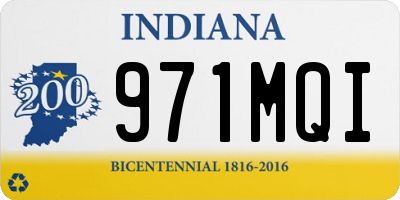 IN license plate 971MQI