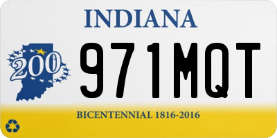 IN license plate 971MQT