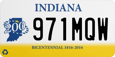 IN license plate 971MQW