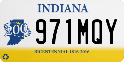 IN license plate 971MQY