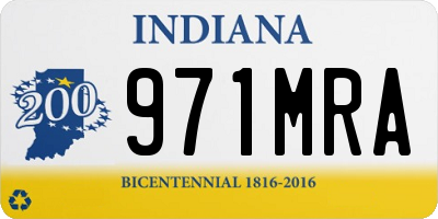 IN license plate 971MRA