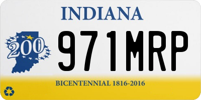 IN license plate 971MRP