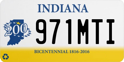 IN license plate 971MTI