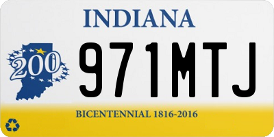 IN license plate 971MTJ