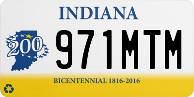 IN license plate 971MTM