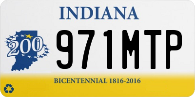 IN license plate 971MTP
