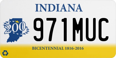 IN license plate 971MUC