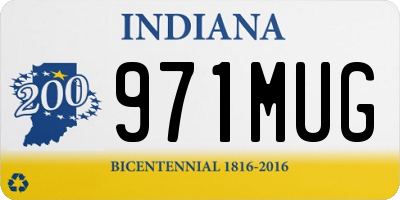 IN license plate 971MUG