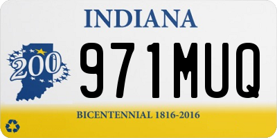 IN license plate 971MUQ