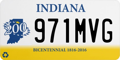 IN license plate 971MVG