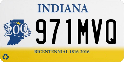 IN license plate 971MVQ