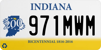 IN license plate 971MWM