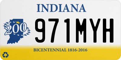 IN license plate 971MYH
